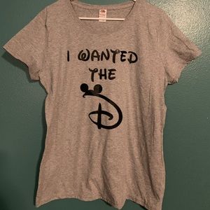 Disney Trip Graphic Tees - Funny - Man (2XL) & Woman (XL) - Gray w/ Black